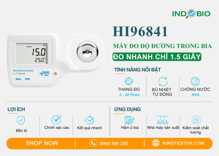 Chi tiết máy đo độ đường HI96841